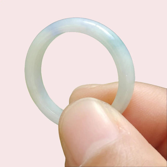 Tri-Element Jade Ring – Wood, Metal, Fire in One (Sku: Ring14) Yi Pin Qian Jadeites Jade Jewelry ~Your Precious Quintessential ~ Singapore
