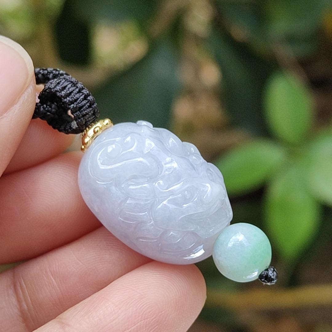 Fire Spirit Natural Type A Jadeite Pendant 🔥 - Light of Ambition (Sku: pendant429) Yi Pin Qian Jadeites Jade Jewelry ~Your Precious Quintessential ~ Singapore