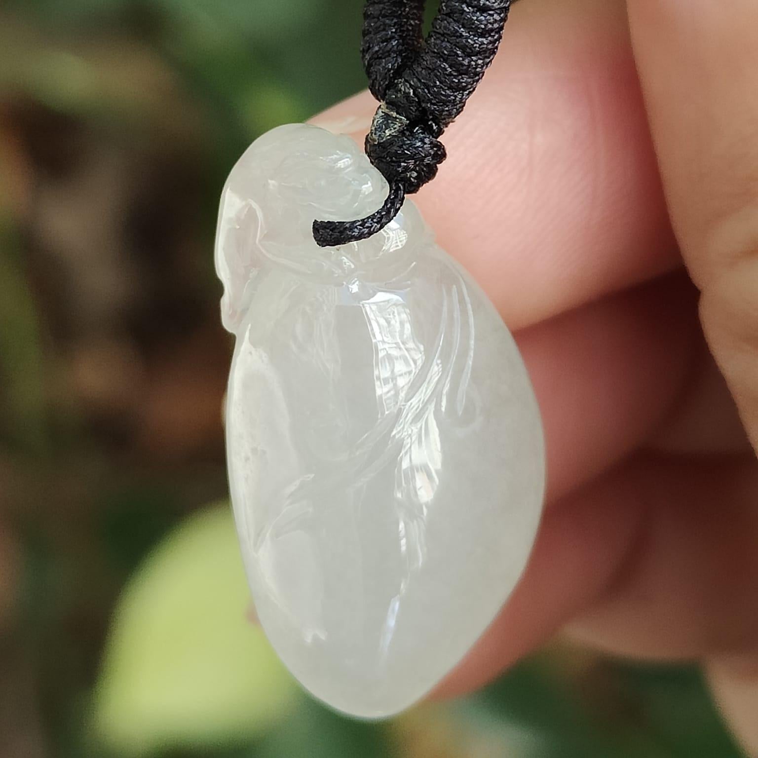 Natural Type A Jadeite Pendant: Three Legs Toad with Fugua (Sku: pendant430) Yi Pin Qian Jadeites Jade Jewelry ~Your Precious Quintessential ~ Singapore
