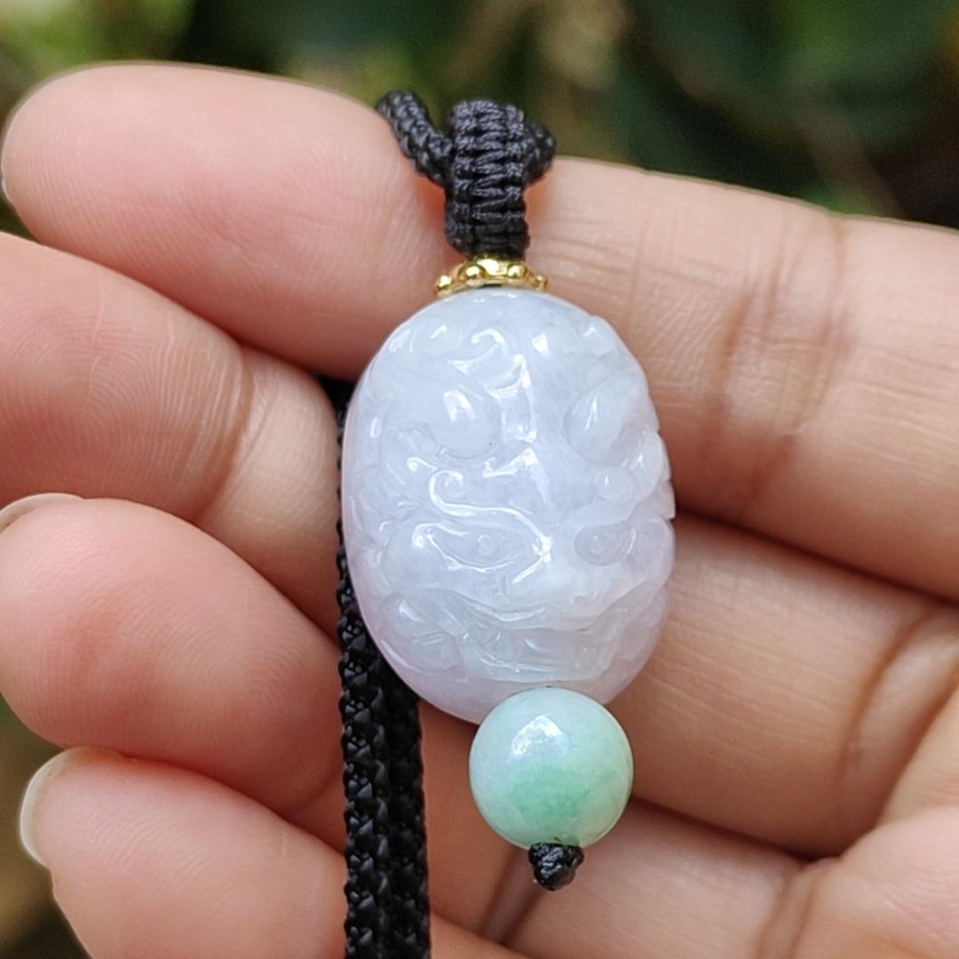 Fire Spirit Natural Type A Jadeite Pendant 🔥 - Light of Ambition (Sku: pendant429) Yi Pin Qian Jadeites Jade Jewelry ~Your Precious Quintessential ~ Singapore