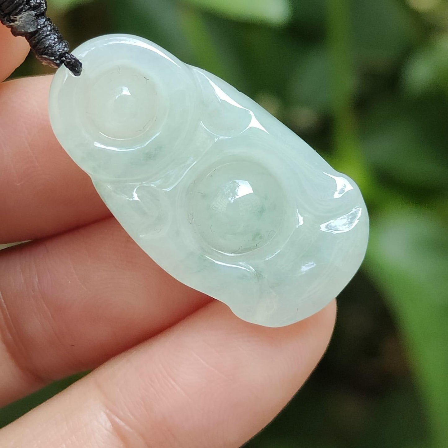 Wood Energy Buddha Pendant 🌱- Laughing Harmony (Sku: pendant431) Yi Pin Qian Jadeites Jade Jewelry ~Your Precious Quintessential ~ Singapore