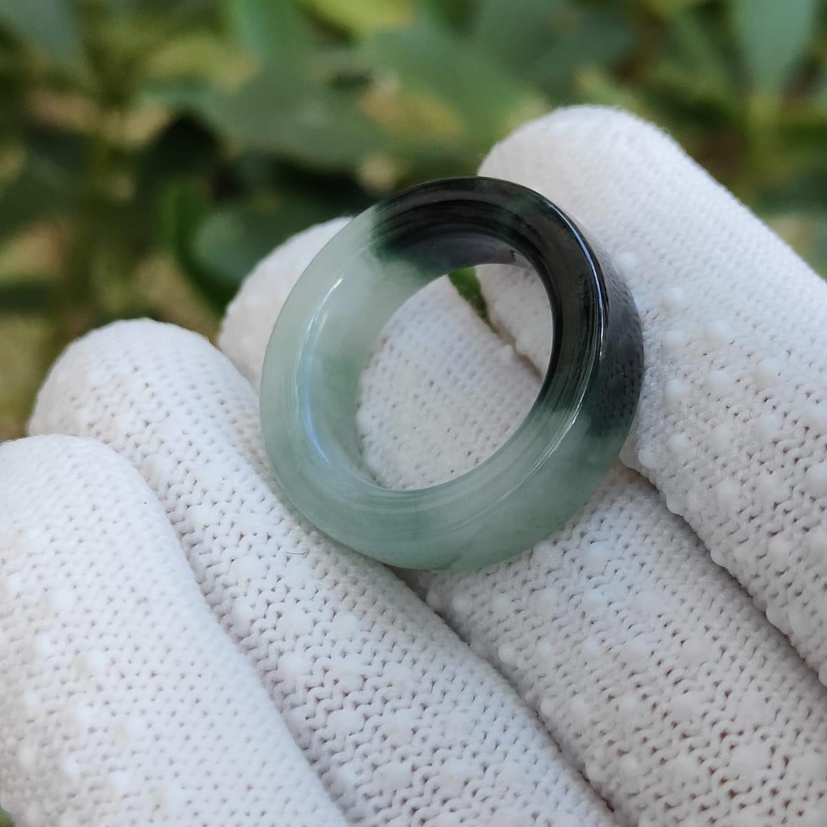 🌊⛰ Depth Dancer Ring - Water's Strategy, Earth's Resolve (Sku: ring18) Yi Pin Qian Jadeites Jade Jewelry ~Your Precious Quintessential ~ Singapore
