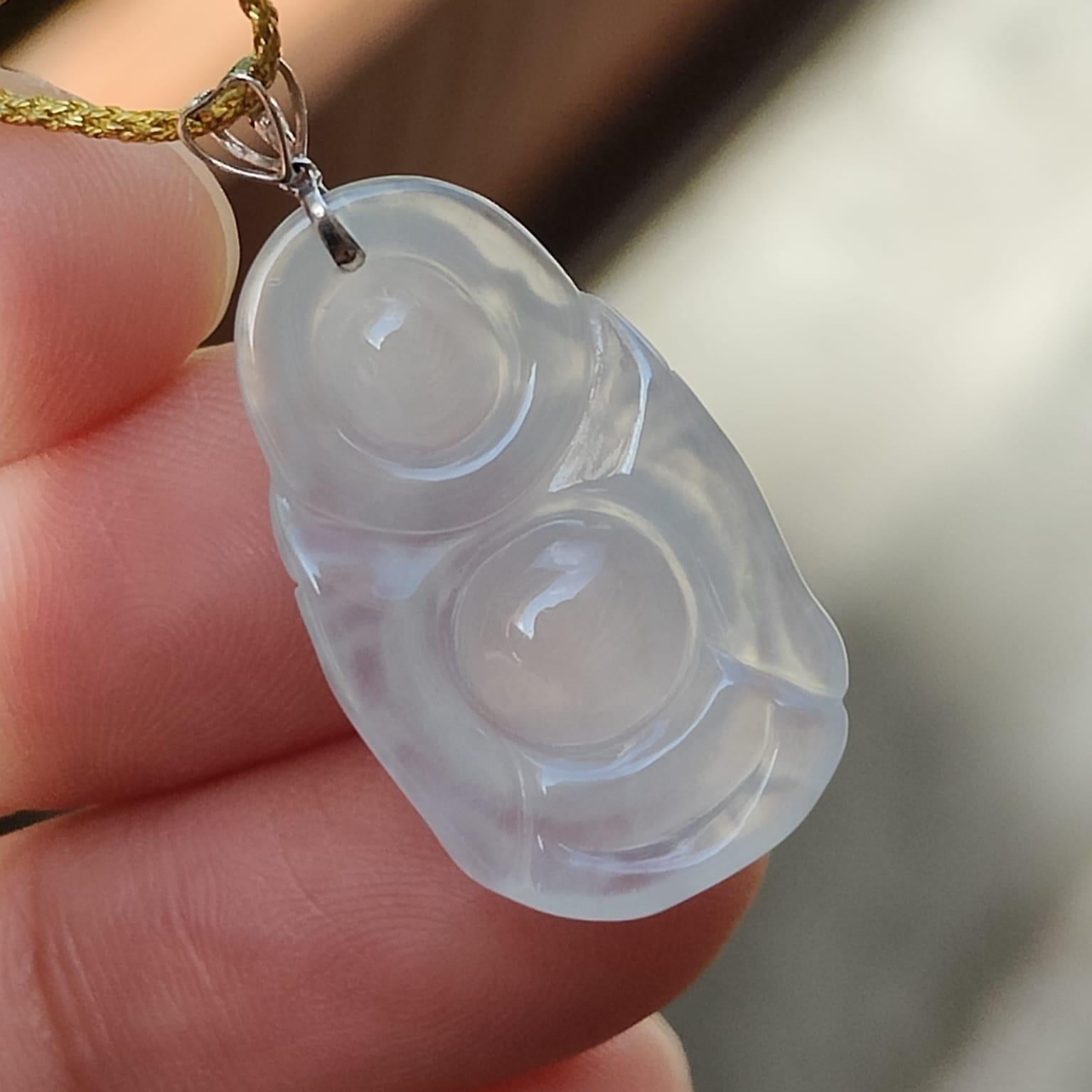 Icy Translucent Jadeite Pendant – Activate Career Luck 🌱🌀 (Wu Xing Energies) (Sku: 18kp121) Yi Pin Qian Jadeites Jade Jewelry ~Your Precious Quintessential ~ Singapore