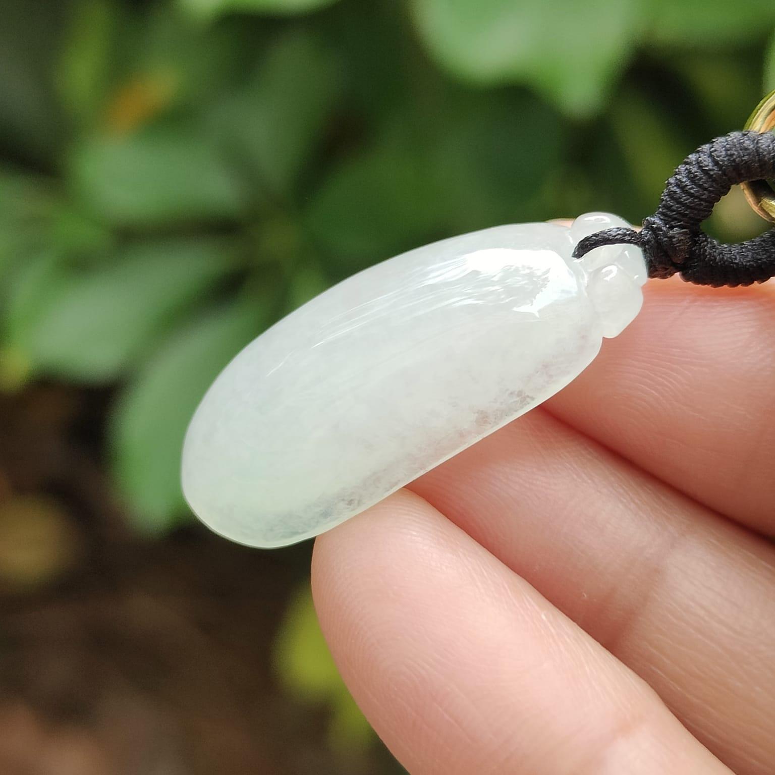 ⚖️ Harmony Gourd Jadeite Pendant - Feng Shui 2.0 for Urban Jungles ⚖️ (Sku: pendant411) Yi Pin Qian Jadeites Jade Jewelry ~Your Precious Quintessential ~ Singapore