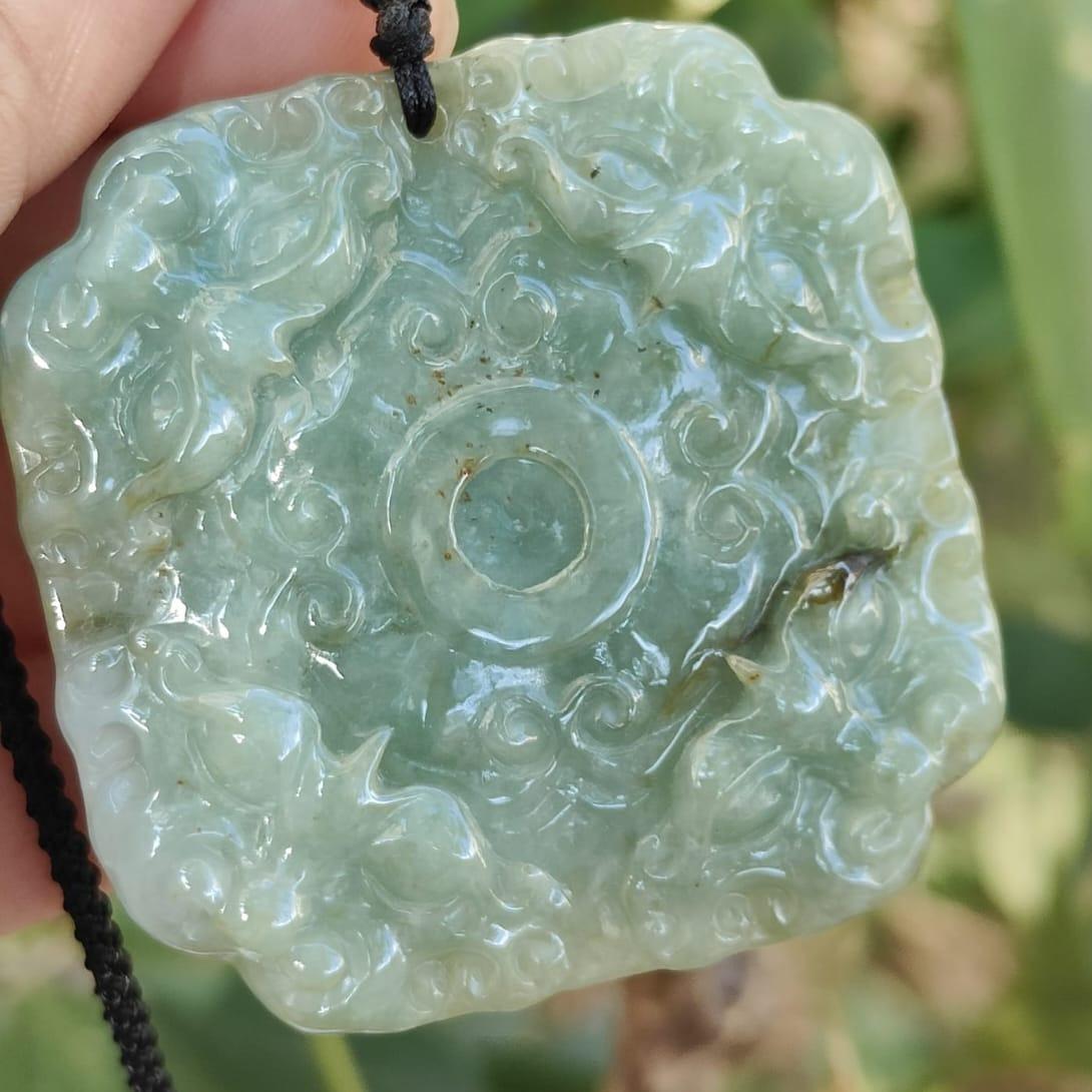 🌋 Earth's Fury Forged Pendant - Primordial Energy Matrix (Sku: pendant427) Yi Pin Qian Jadeites Jade Jewelry ~Your Precious Quintessential ~ Singapore