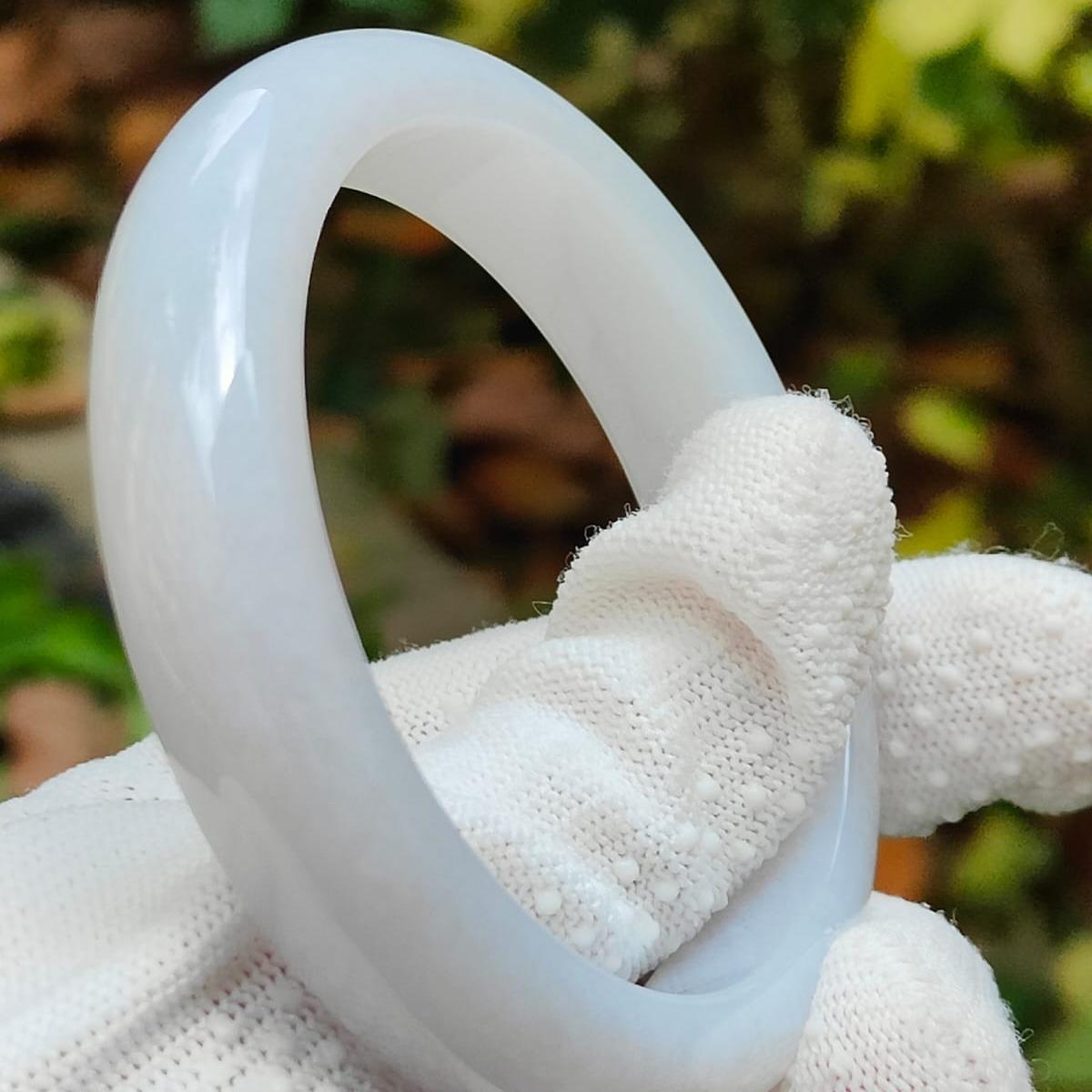 Wood Element Lavender Jade Bangle | Harmony & Growth | Natural Jadeite (Sku: bangle34) Yi Pin Qian Jadeites Jade Jewelry ~Your Precious Quintessential ~ Singapore