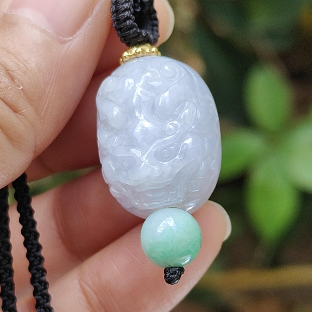 Fire Spirit Natural Type A Jadeite Pendant 🔥 - Light of Ambition (Sku: pendant429) Yi Pin Qian Jadeites Jade Jewelry ~Your Precious Quintessential ~ Singapore