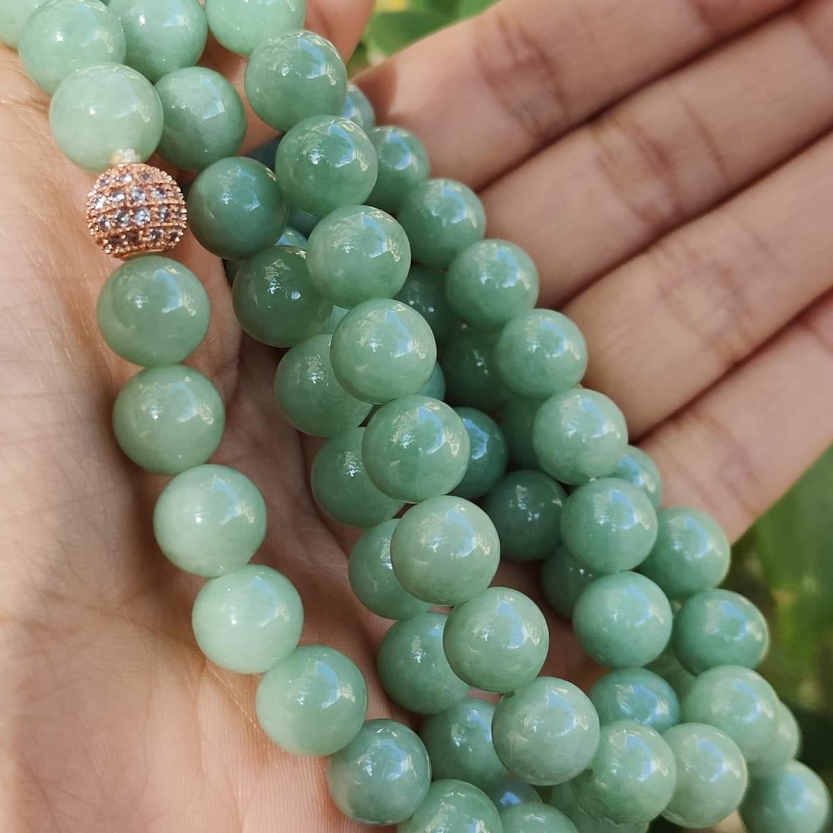 Wood Element Natural Jade Necklace 🌱- Balancing Energy Beads (Sku: bracelet52) Yi Pin Qian Jadeites Jade Jewelry ~Your Precious Quintessential ~ Singapore