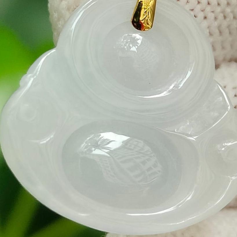 Urban Alchemist Jade Buddha Pendant (Sku: 18kp114) Yi Pin Qian Jadeites Jade Jewelry ~Your Precious Quintessential ~ Singapore