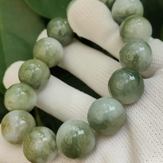 Earth & Water Harmony Bracelet - Natural Jadeite Jewelry (Sku: bracelet50) Yi Pin Qian Jadeites Jade Jewelry ~Your Precious Quintessential ~ Singapore