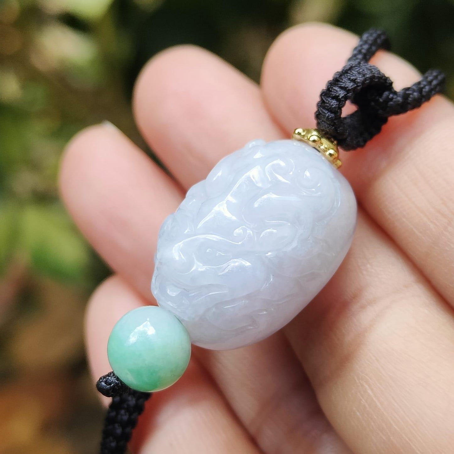 Fire Spirit Natural Type A Jadeite Pendant 🔥 - Light of Ambition (Sku: pendant429) Yi Pin Qian Jadeites Jade Jewelry ~Your Precious Quintessential ~ Singapore
