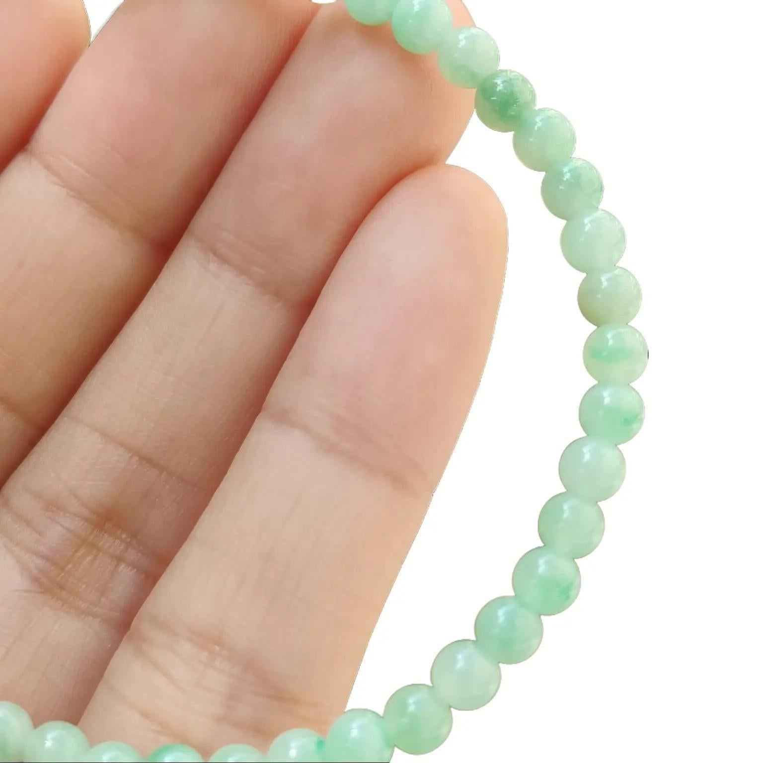 🌿 CELESTIAL RIVER Bracelet - Certified Type A Jadeite (Sku: bracelet47) Yi Pin Qian Jadeites Jade Jewelry ~Your Precious Quintessential ~ Singapore