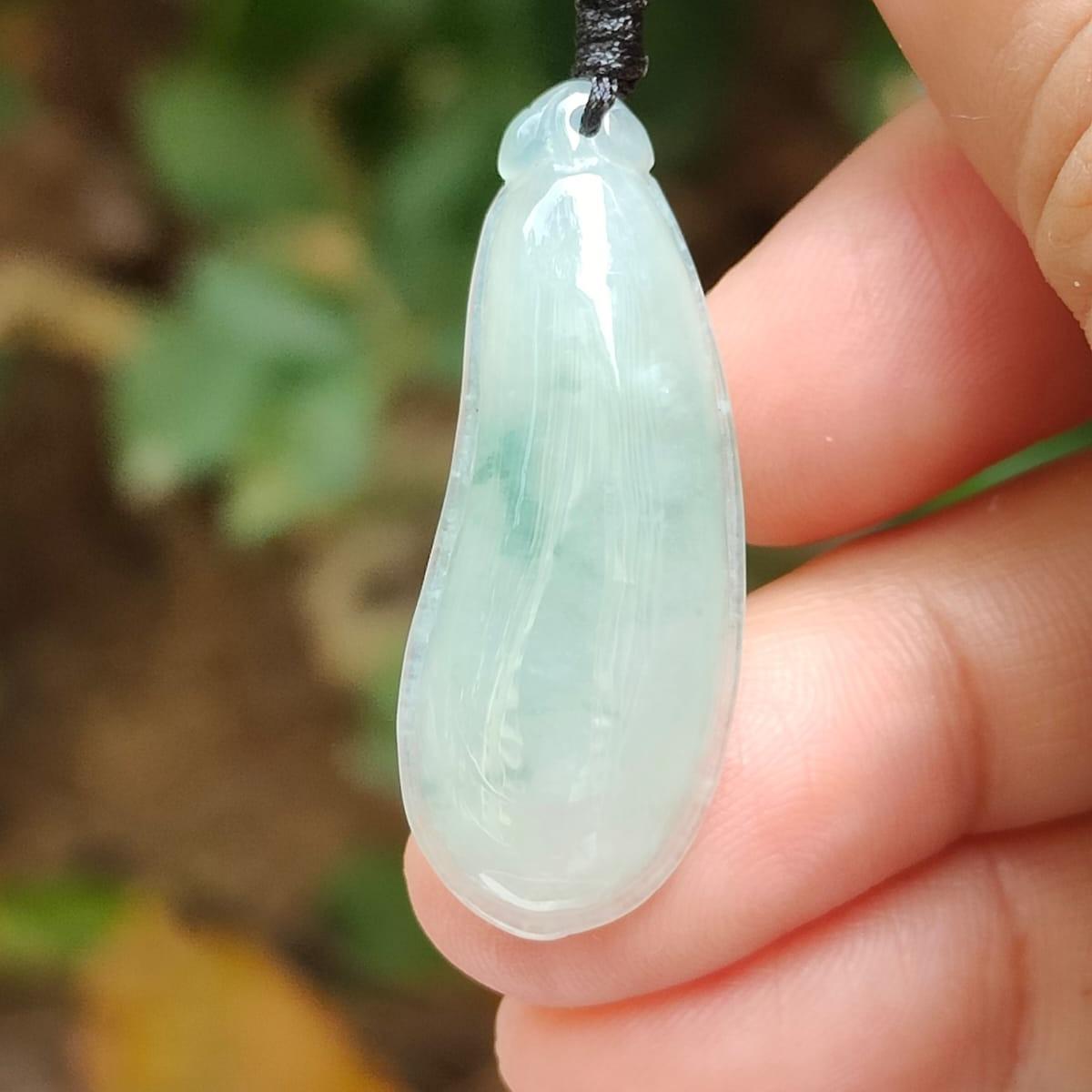 Water Essence Jade Pendant 💧- Fluid Prosperity (Sku: pendant432) Yi Pin Qian Jadeites Jade Jewelry ~Your Precious Quintessential ~ Singapore