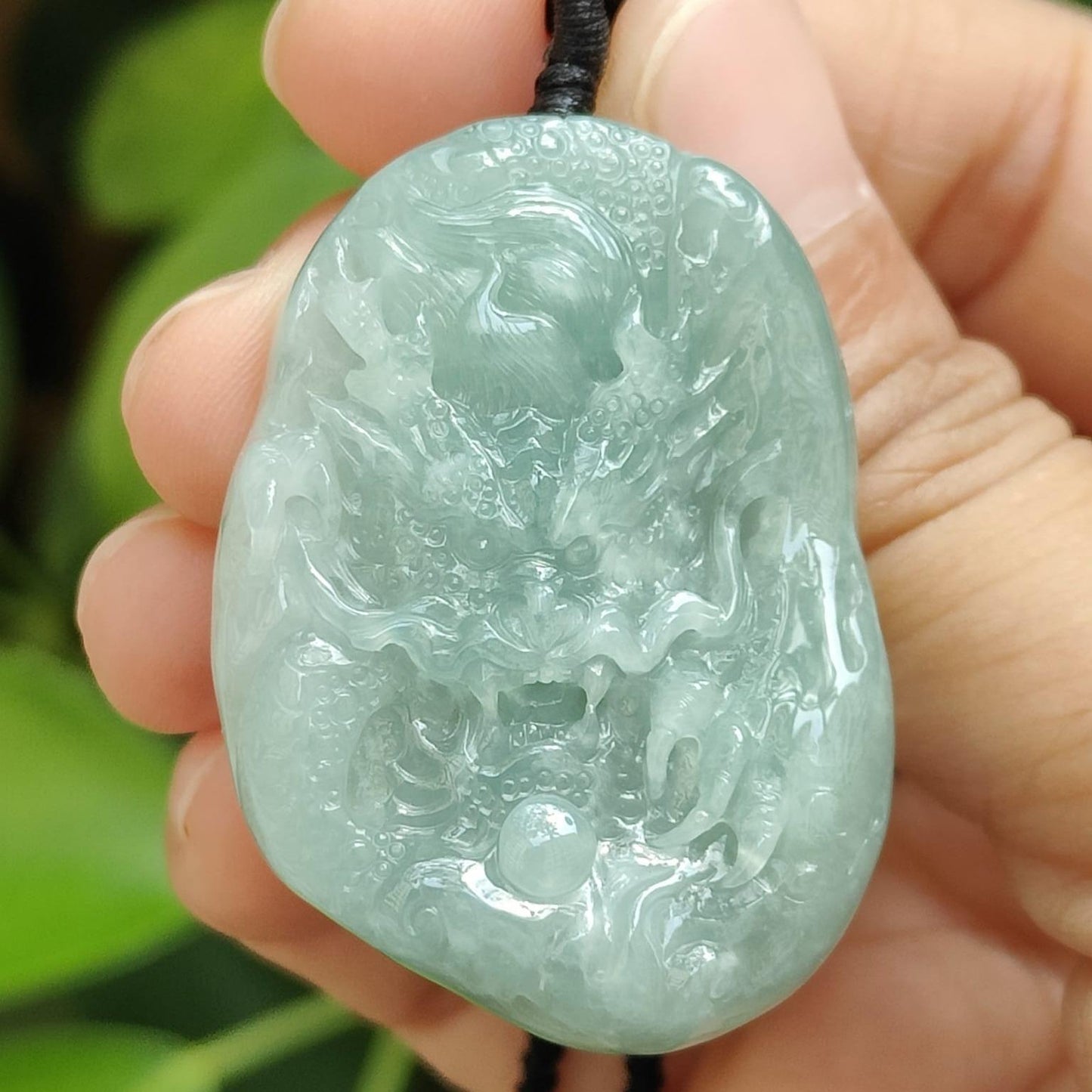 "MRT Dragon" Natural Jade Guardian Pendant (Sku: pendant418) Yi Pin Qian Jadeites Jade Jewelry ~Your Precious Quintessential ~ Singapore