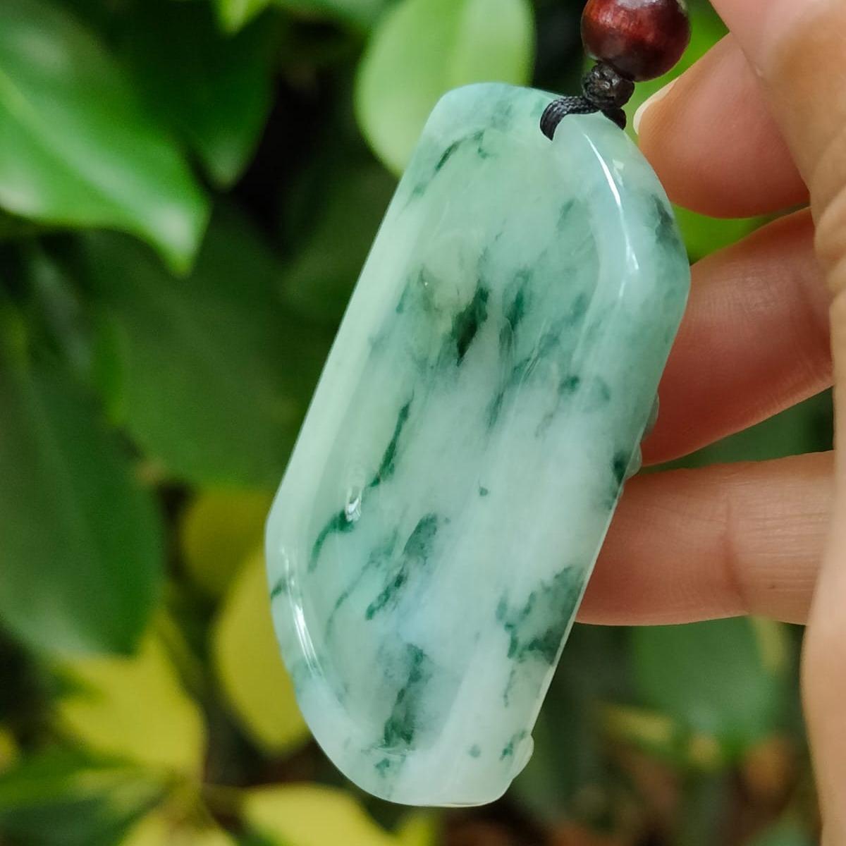 Hydraulic Sovereign Pixiu Talisman - Type A Natura Jadeite Pendant (Sku: pendant416) Yi Pin Qian Jadeites Jade Jewelry ~Your Precious Quintessential ~ Singapore