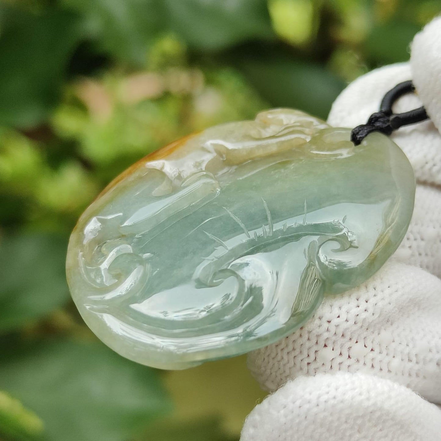 🌱🔥 Natural Type A Jadeite Pixiu Pendant – Wealth Magnet + Career Luck (Sku: pendant445)
