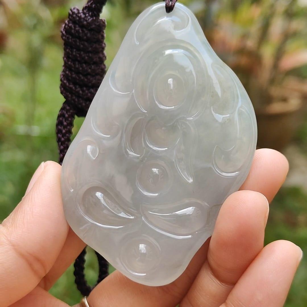 Rare Premium Quality Natural Type A Jadeite Jade crafted with Tara as a pendant with certificate weigh 46.31 grams, measurement 72.7 * 46.2 * 8.3 mm (pendant194) Yi Pin Qian