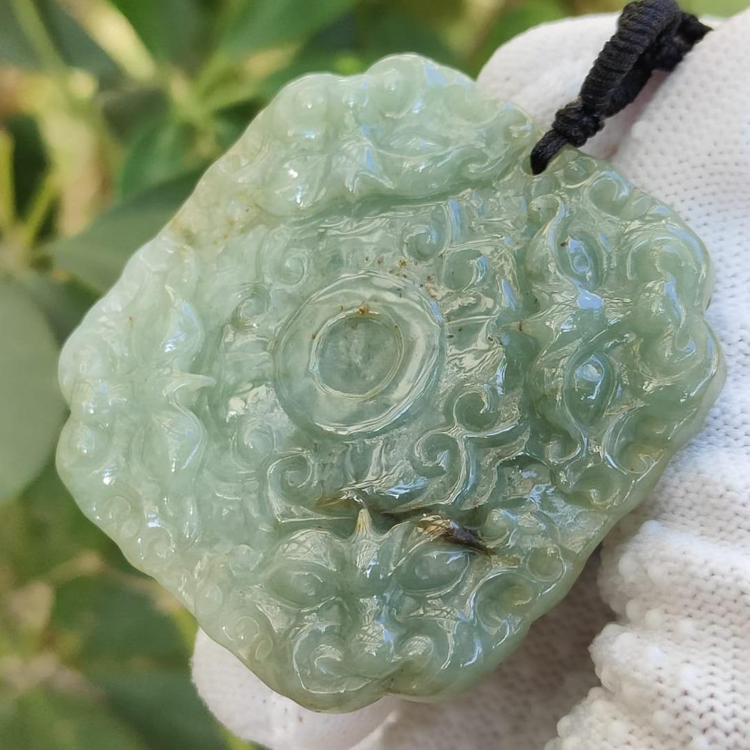 🌋 Earth's Fury Forged Pendant - Primordial Energy Matrix (Sku: pendant427) Yi Pin Qian Jadeites Jade Jewelry ~Your Precious Quintessential ~ Singapore