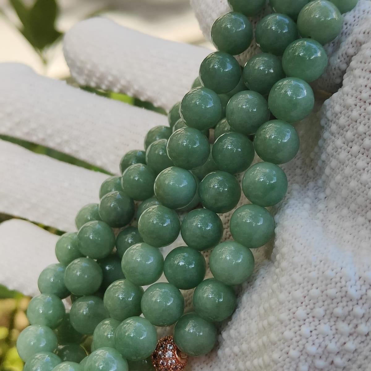 Wood Element Natural Jade Necklace 🌱- Balancing Energy Beads (Sku: bracelet52) Yi Pin Qian Jadeites Jade Jewelry ~Your Precious Quintessential ~ Singapore