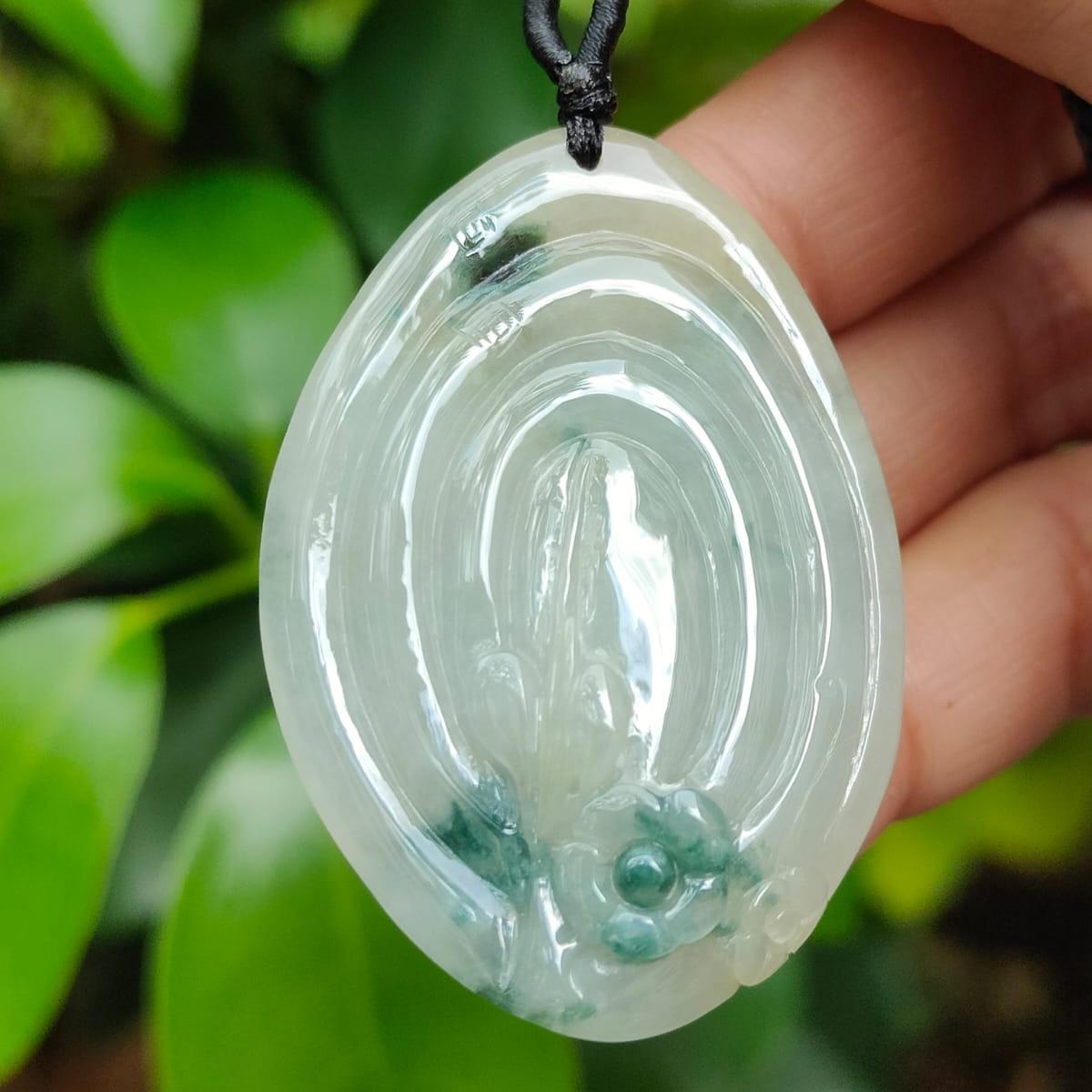 Jade Peacock Can Huat Ah! 🌱🔥 Natural Type A Jadeite Pendant | Zi Wei Dou Shu Luck (Sku: pendang447)
