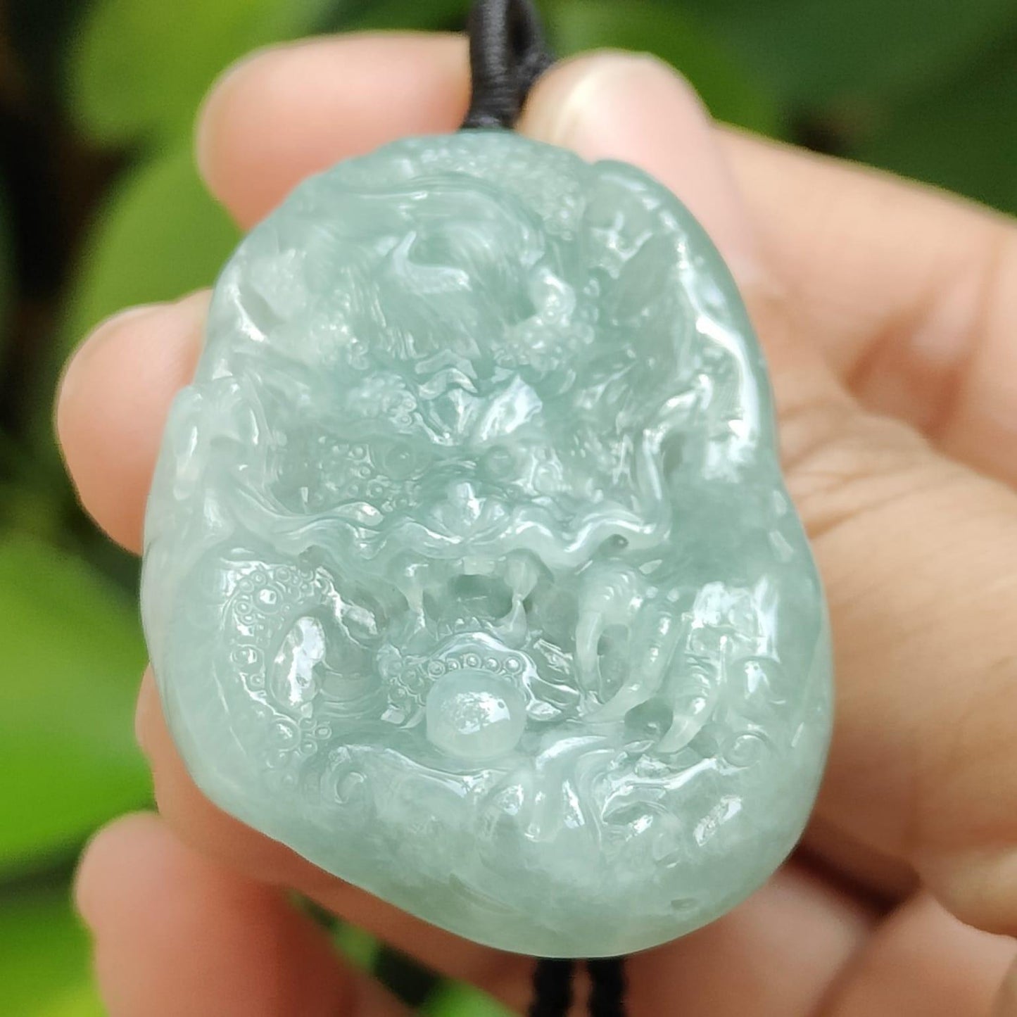 "MRT Dragon" Natural Jade Guardian Pendant (Sku: pendant418) Yi Pin Qian Jadeites Jade Jewelry ~Your Precious Quintessential ~ Singapore