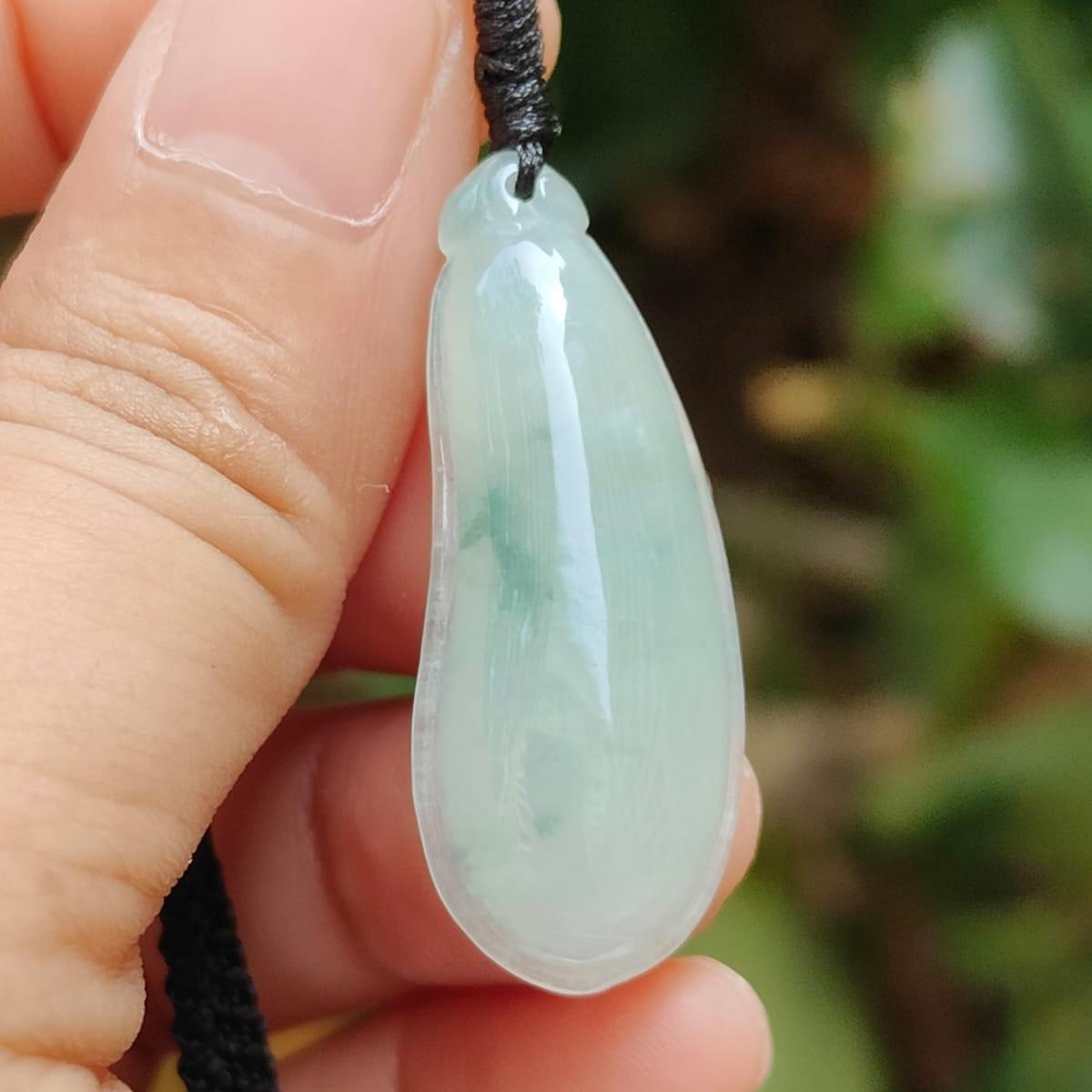 Water Essence Jade Pendant 💧- Fluid Prosperity (Sku: pendant432) Yi Pin Qian Jadeites Jade Jewelry ~Your Precious Quintessential ~ Singapore