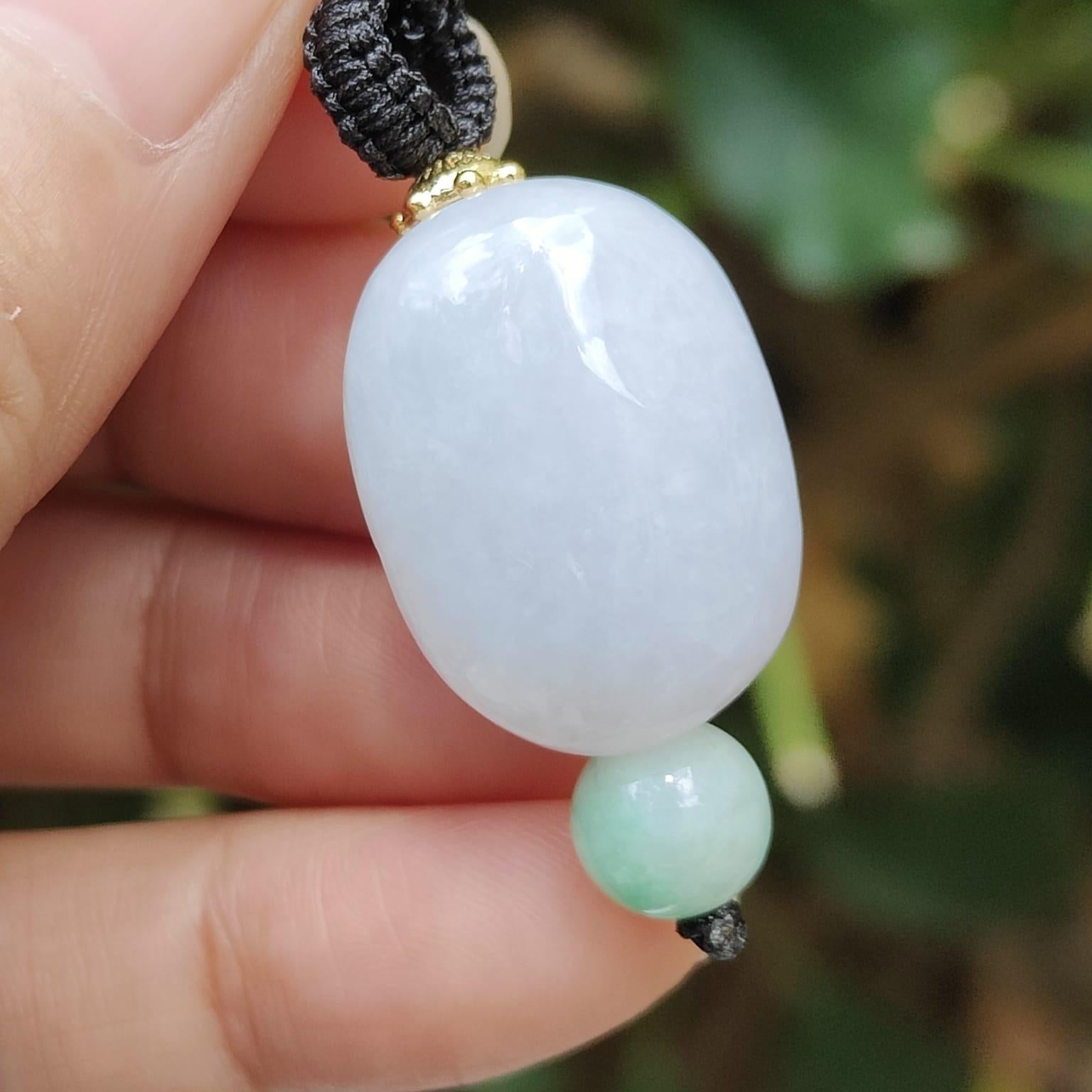 Fire Spirit Natural Type A Jadeite Pendant 🔥 - Light of Ambition (Sku: pendant429) Yi Pin Qian Jadeites Jade Jewelry ~Your Precious Quintessential ~ Singapore