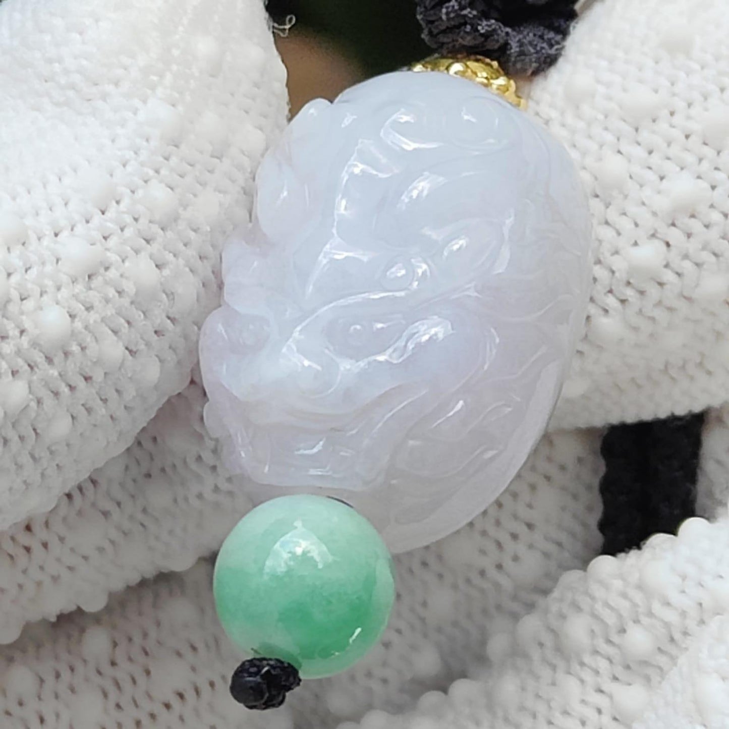 Fire Spirit Natural Type A Jadeite Pendant 🔥 - Light of Ambition (Sku: pendant429) Yi Pin Qian Jadeites Jade Jewelry ~Your Precious Quintessential ~ Singapore