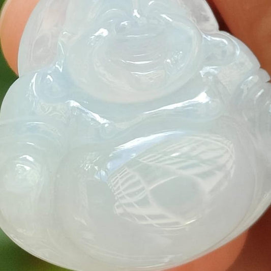 Water Energy Buddha Pendant 💧- Stress Flow (Sku: pendant434) Yi Pin Qian Jadeites Jade Jewelry ~Your Precious Quintessential ~ Singapore