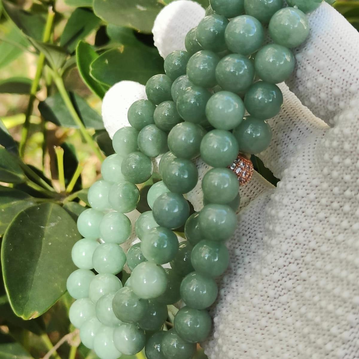 Wood Element Natural Jade Necklace 🌱- Balancing Energy Beads (Sku: bracelet52) Yi Pin Qian Jadeites Jade Jewelry ~Your Precious Quintessential ~ Singapore