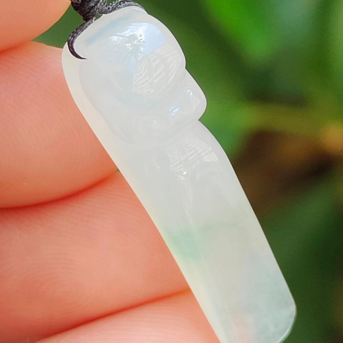 Natural Type A Ice Jade Dragon Pendant (Certified) - [Sku: pendant436] Yi Pin Qian Jadeites Jade Jewelry ~Your Precious Quintessential ~ Singapore