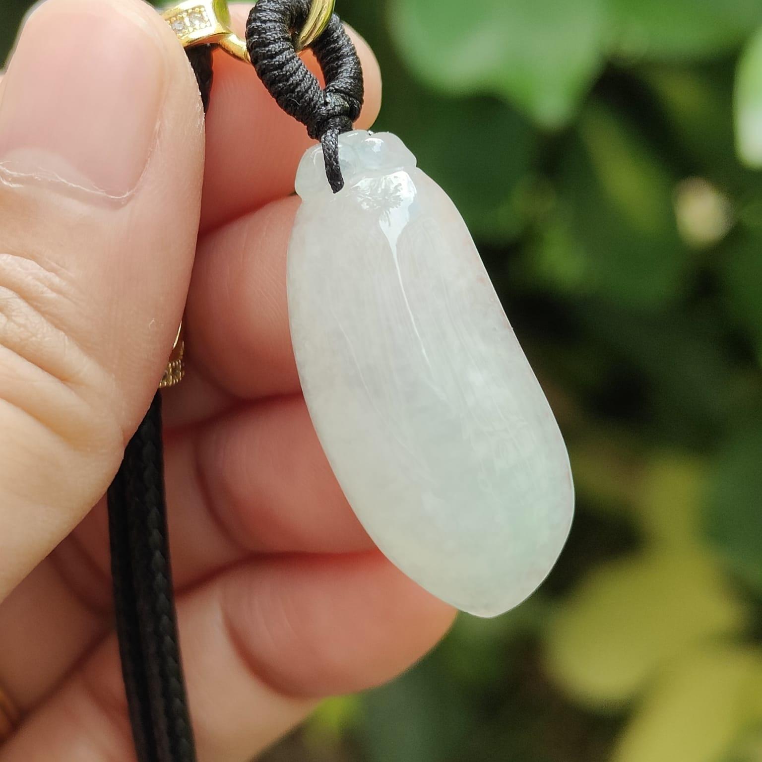 ⚖️ Harmony Gourd Jadeite Pendant - Feng Shui 2.0 for Urban Jungles ⚖️ (Sku: pendant411) Yi Pin Qian Jadeites Jade Jewelry ~Your Precious Quintessential ~ Singapore