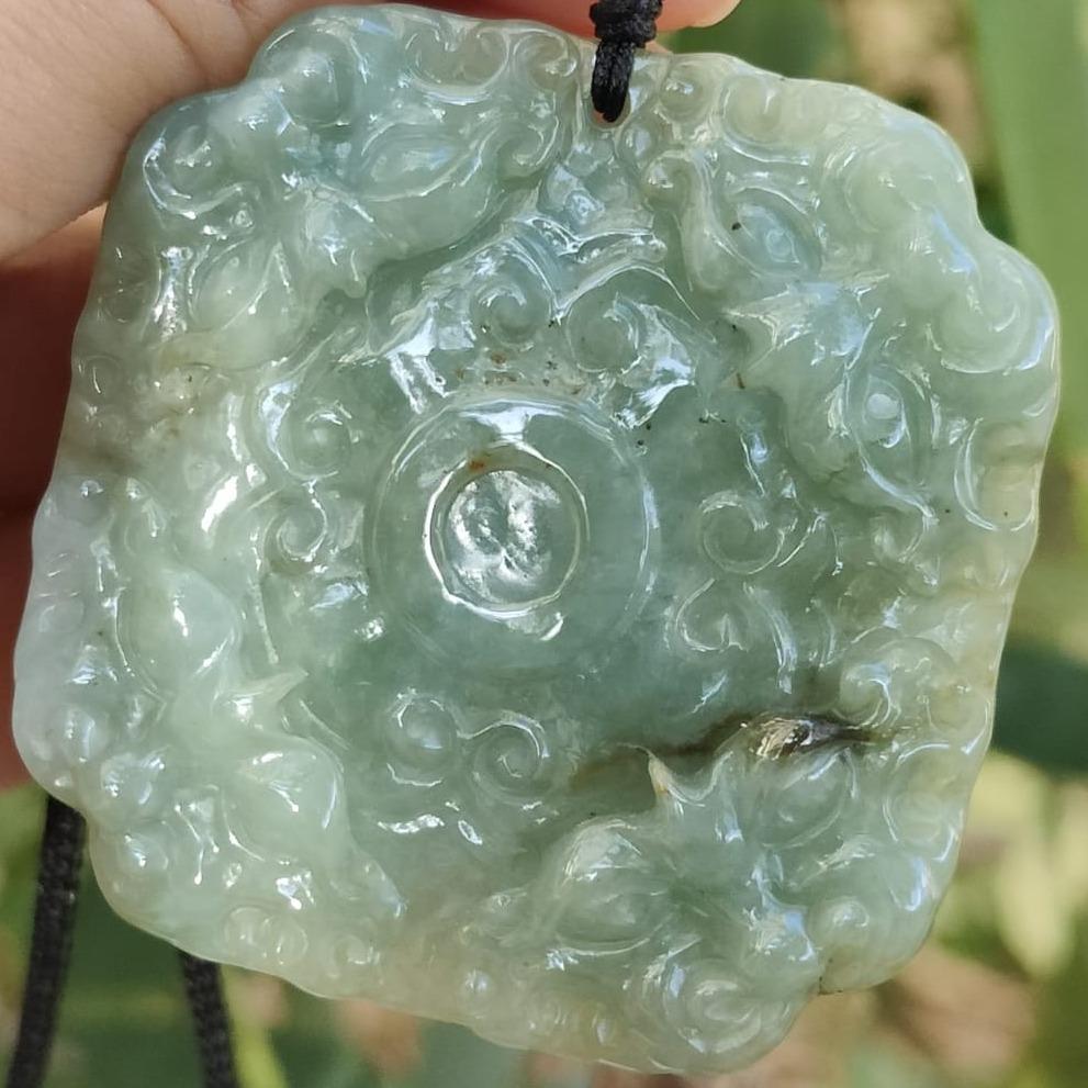🌋 Earth's Fury Forged Pendant - Primordial Energy Matrix (Sku: pendant427) Yi Pin Qian Jadeites Jade Jewelry ~Your Precious Quintessential ~ Singapore