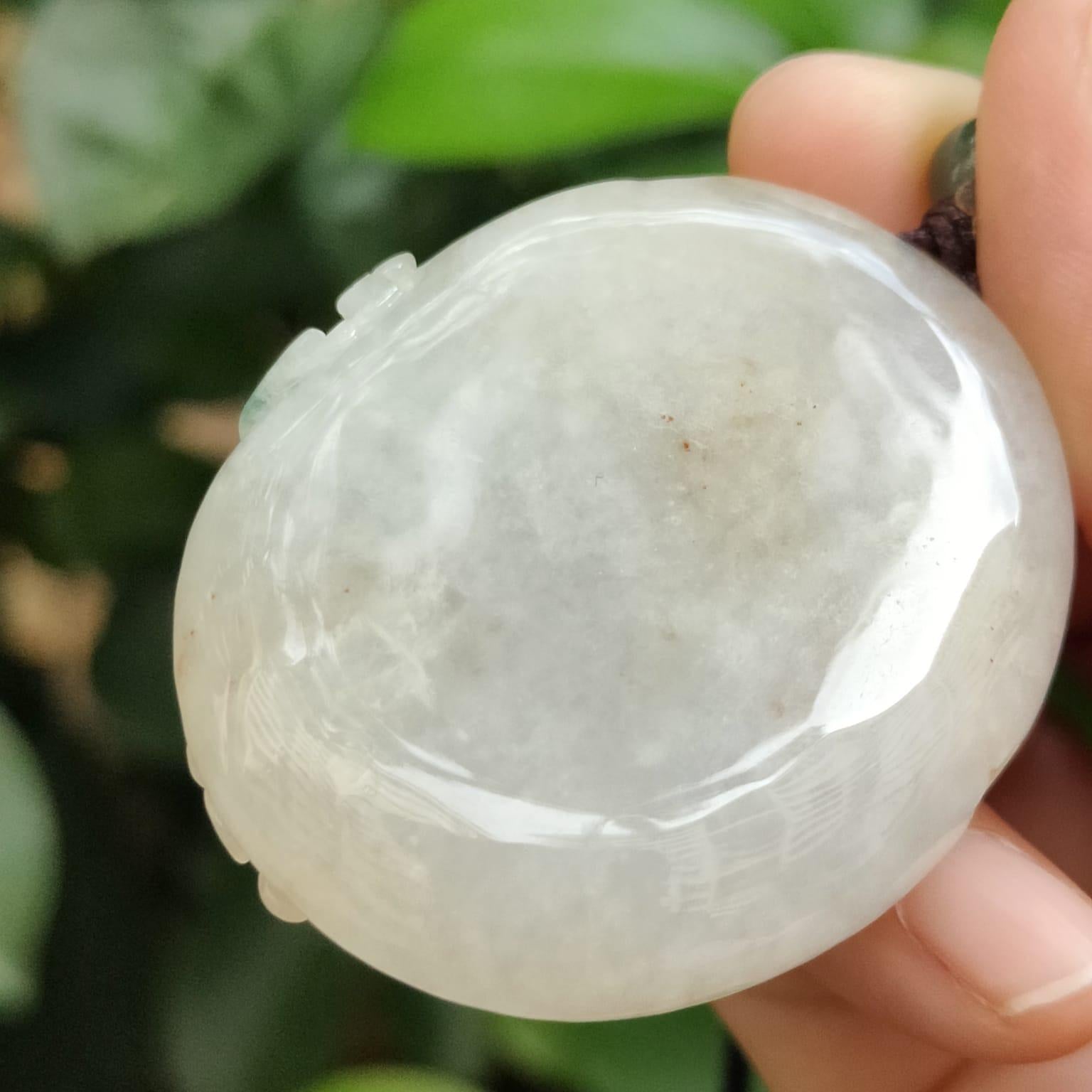 Rare Old Collection Old School Flowers Pendant Yellow and Green Natural Type A Jadeite Jade certificate weighs 42.61 grams, measurement 46.8 * 40.8 * 13.2 mm (pendant387) Yi Pin Qian Jadeites Jade Jewelry ~Your Precious Quintessential ~ Singapore