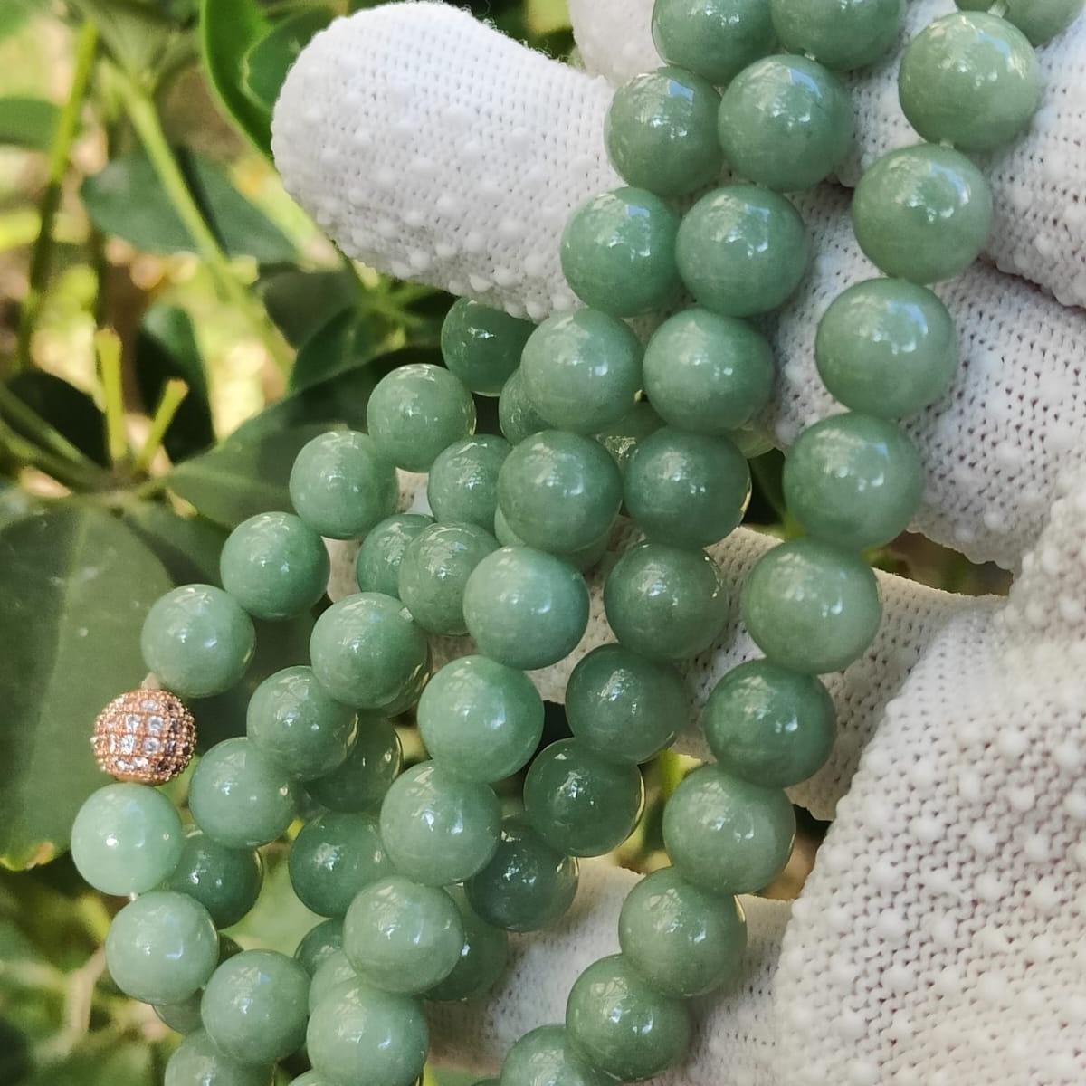Wood Element Natural Jade Necklace 🌱- Balancing Energy Beads (Sku: bracelet52) Yi Pin Qian Jadeites Jade Jewelry ~Your Precious Quintessential ~ Singapore