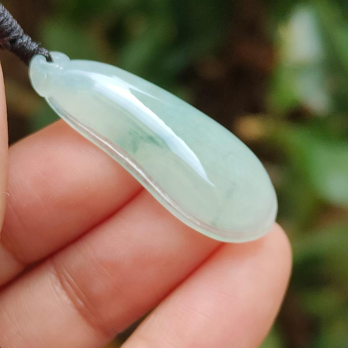 Water Essence Jade Pendant 💧- Fluid Prosperity (Sku: pendant432) Yi Pin Qian Jadeites Jade Jewelry ~Your Precious Quintessential ~ Singapore