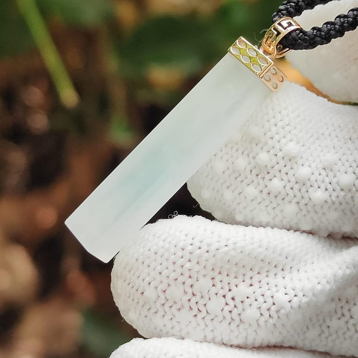 Harmony’s Embrace Natural Jadeite Pendant – Earth-Centered Energy (Sku: 18kp118) Yi Pin Qian Jadeites Jade Jewelry ~Your Precious Quintessential ~ Singapore