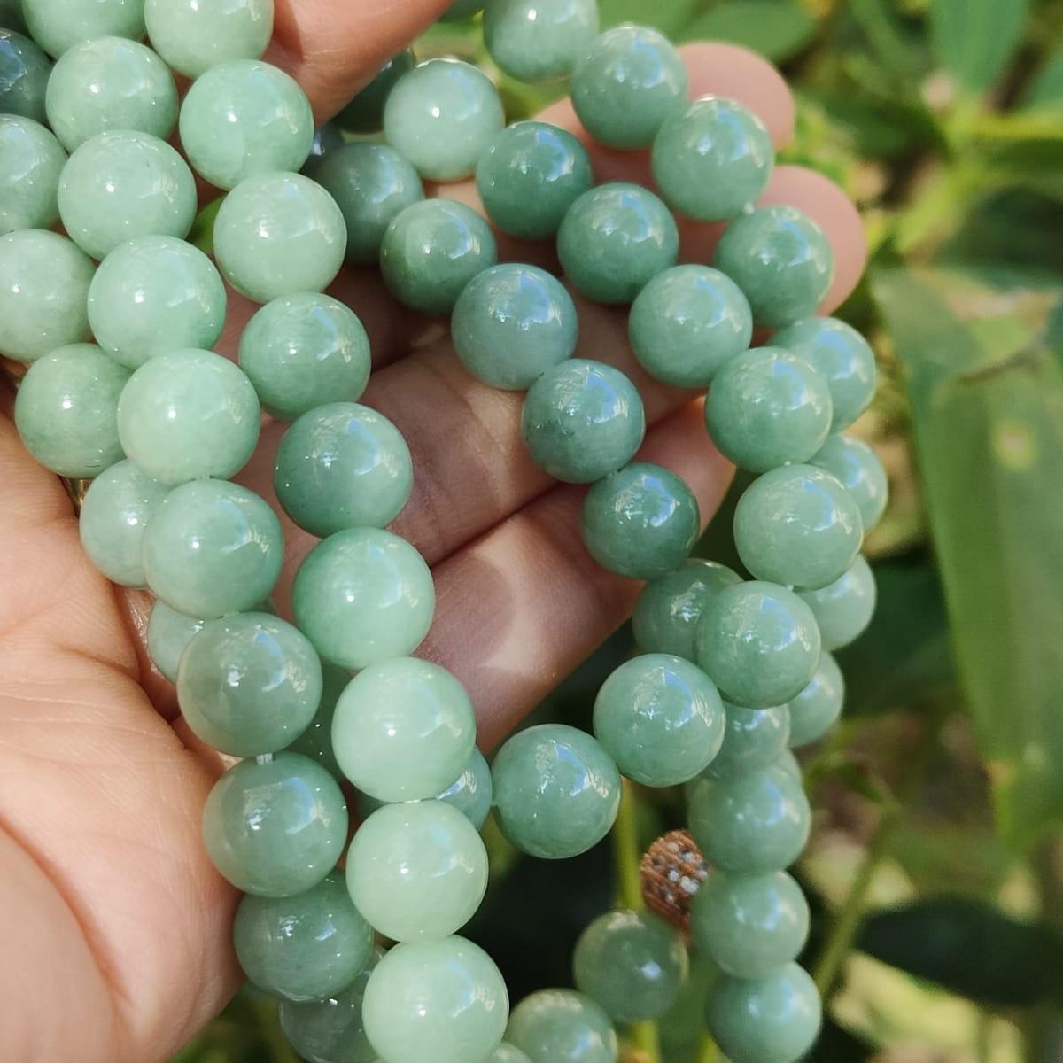 Wood Element Natural Jade Necklace 🌱- Balancing Energy Beads (Sku: bracelet52) Yi Pin Qian Jadeites Jade Jewelry ~Your Precious Quintessential ~ Singapore