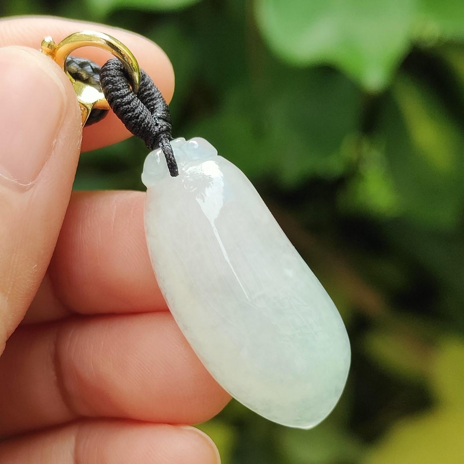 ⚖️ Harmony Gourd Jadeite Pendant - Feng Shui 2.0 for Urban Jungles ⚖️ (Sku: pendant411) Yi Pin Qian Jadeites Jade Jewelry ~Your Precious Quintessential ~ Singapore