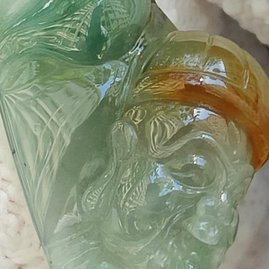Earth Element Jade Guardian 🪨- Financial Harmony (Sku: pendant433) Yi Pin Qian Jadeites Jade Jewelry ~Your Precious Quintessential ~ Singapore