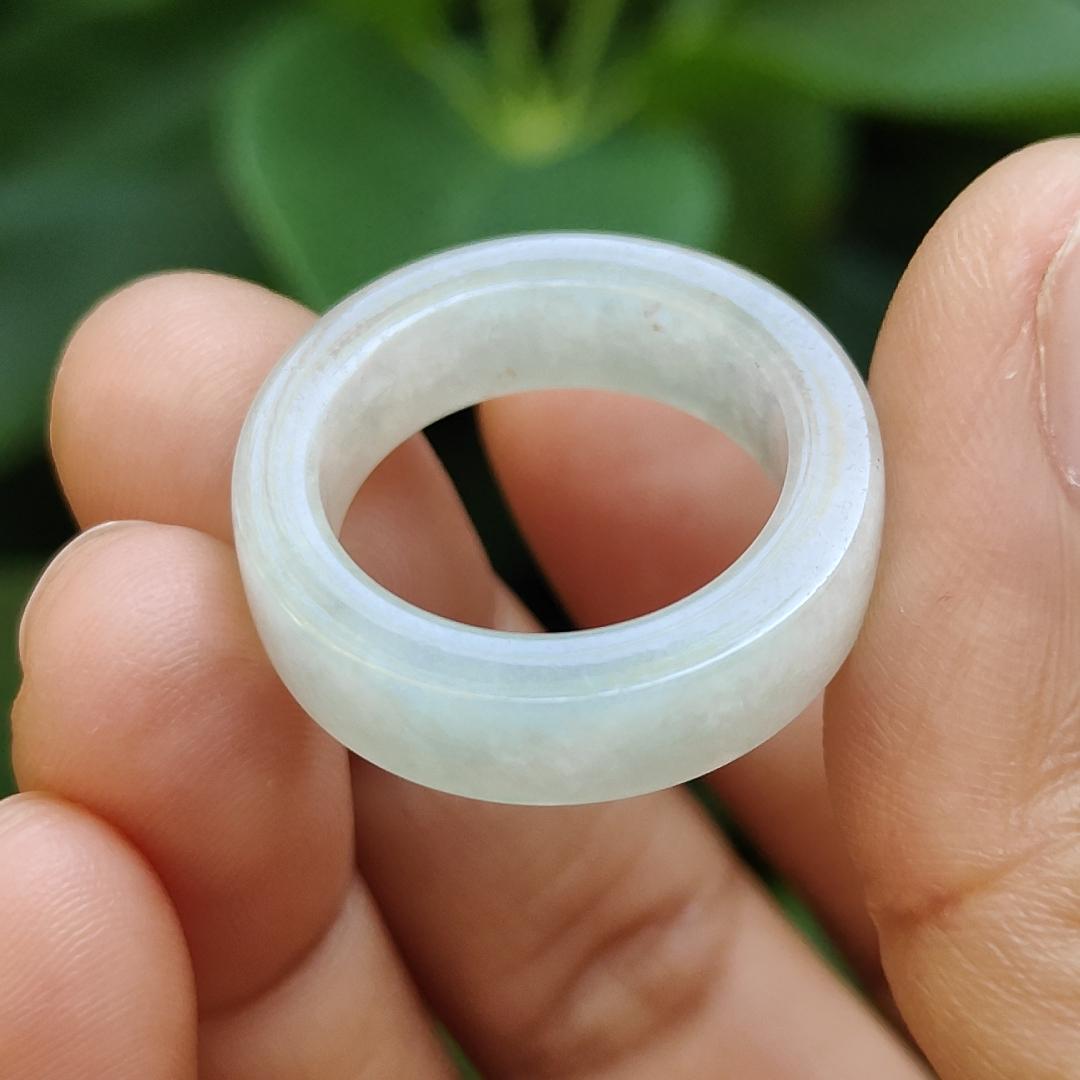 18mm Ring Size Natural Type A Jadeite Jade Crafted as Ring, QIC labs approved certificate weighs 5.09 grams, measurement 6.5 * 3.8 mm (ring13) Yi Pin Qian Jadeites Jade Jewelry ~Your Precious Quintessential ~ Singapore