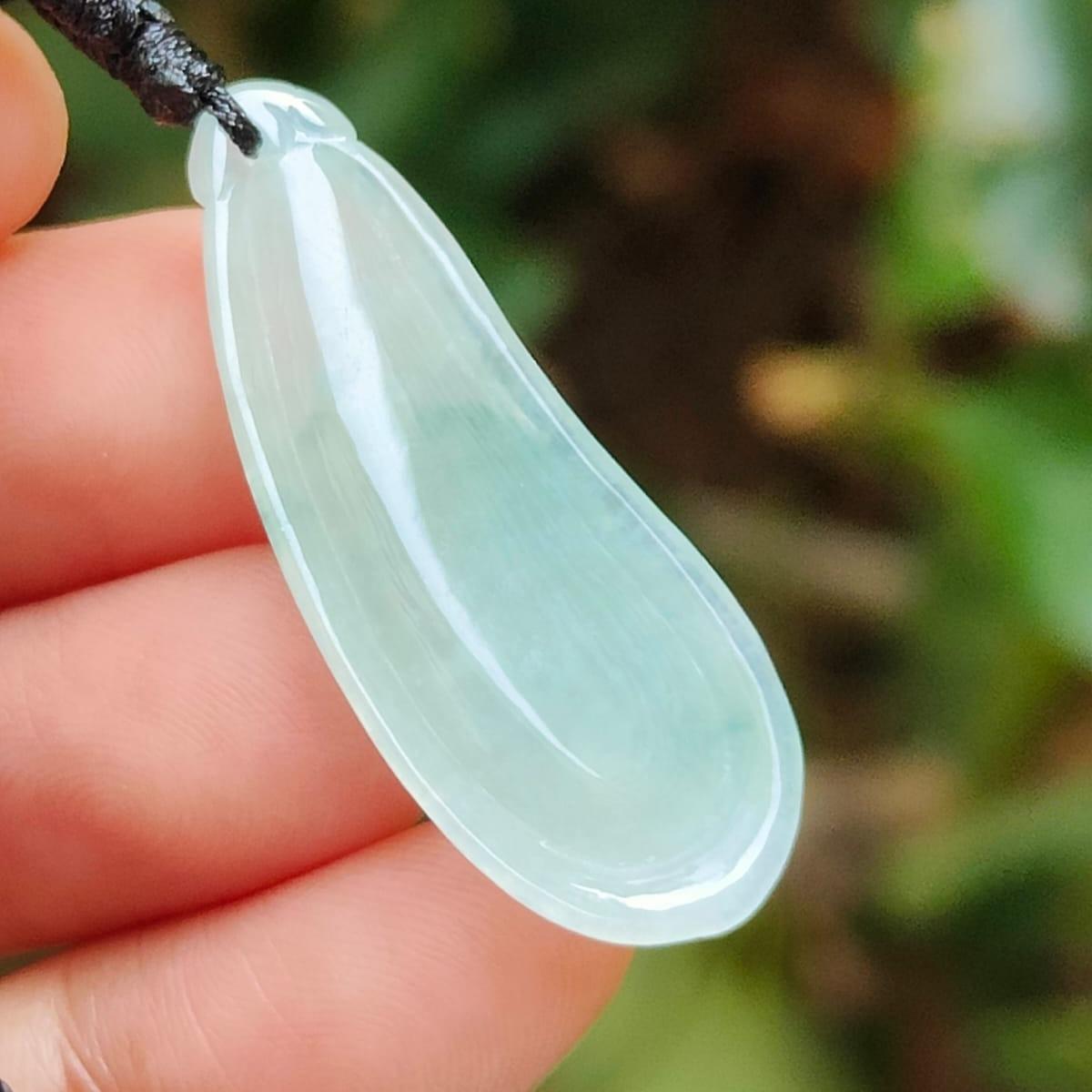 Water Essence Jade Pendant 💧- Fluid Prosperity (Sku: pendant432) Yi Pin Qian Jadeites Jade Jewelry ~Your Precious Quintessential ~ Singapore