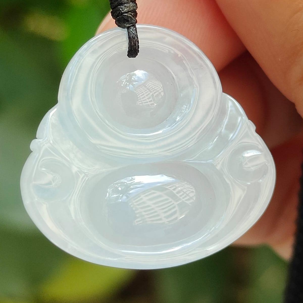 Water Energy Buddha Pendant 💧- Stress Flow (Sku: pendant434) Yi Pin Qian Jadeites Jade Jewelry ~Your Precious Quintessential ~ Singapore