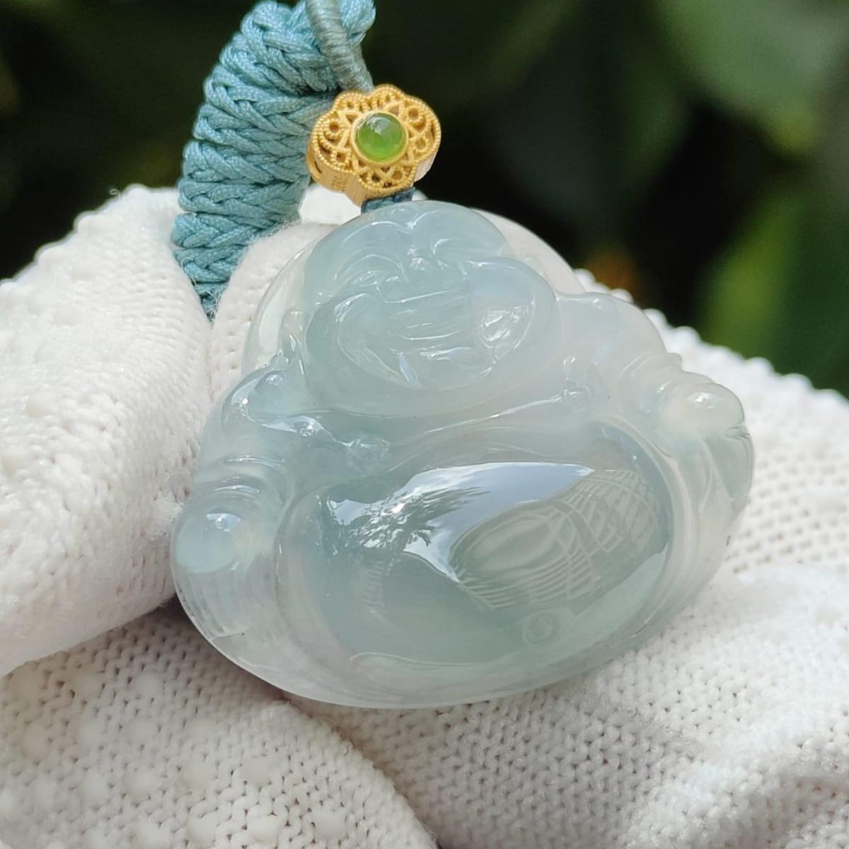Water Essence Jade Buddha 💧- Financial Fluidity (Sku: pendant435) Yi Pin Qian Jadeites Jade Jewelry ~Your Precious Quintessential ~ Singapore
