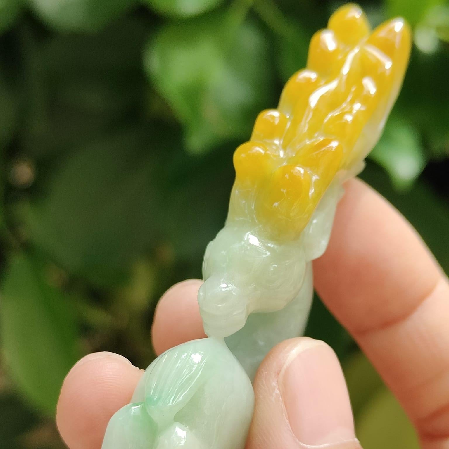Wood Element Jade Deer Sculpture - Earth-Grounded Harmony Art Piece (Sku: hand12) Yi Pin Qian Jadeites Jade Jewelry ~Your Precious Quintessential ~ Singapore