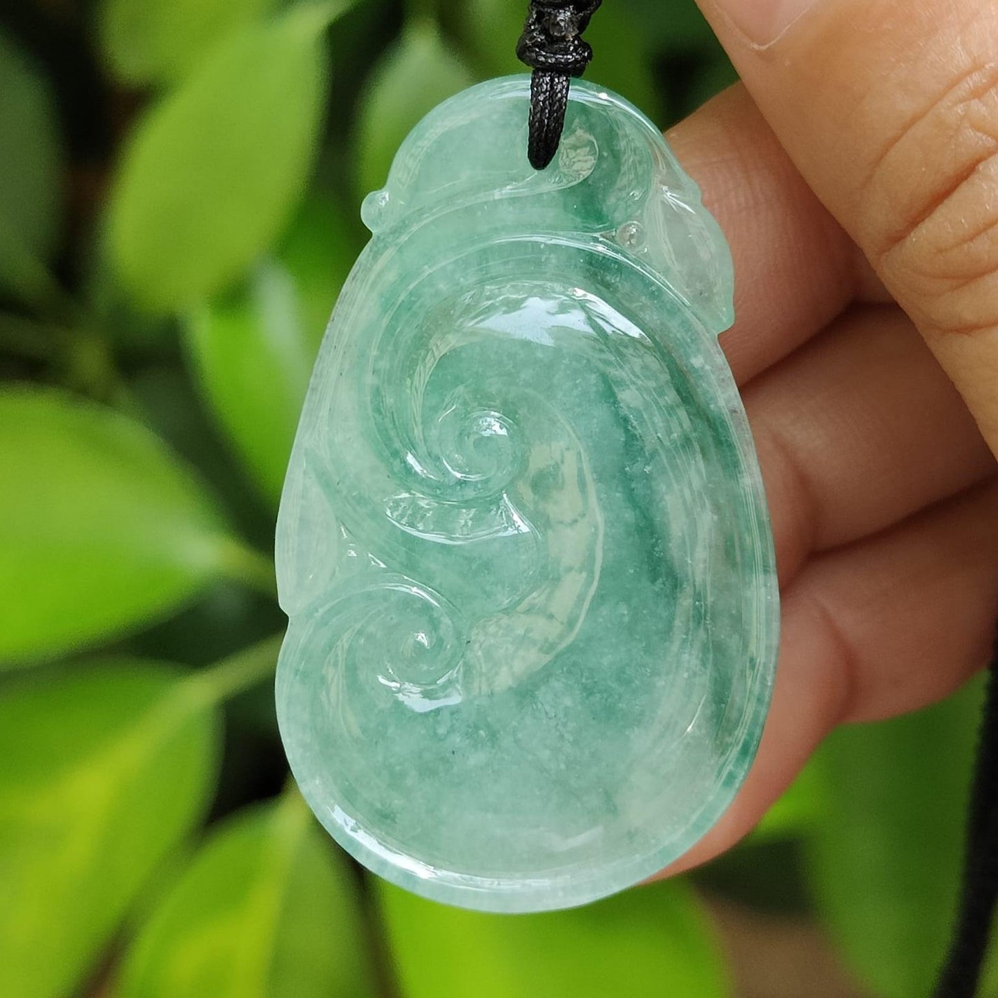 🍃 Jade Ruyi of Balanced Elements - Wood's Wisdom, Water's Flow (Sku: pendant426) Yi Pin Qian Jadeites Jade Jewelry ~Your Precious Quintessential ~ Singapore