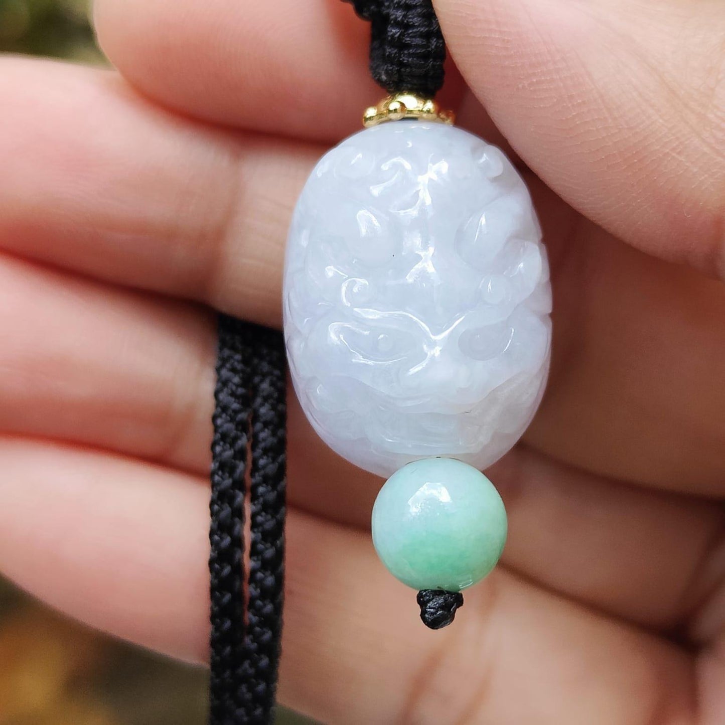 Fire Spirit Natural Type A Jadeite Pendant 🔥 - Light of Ambition (Sku: pendant429) Yi Pin Qian Jadeites Jade Jewelry ~Your Precious Quintessential ~ Singapore