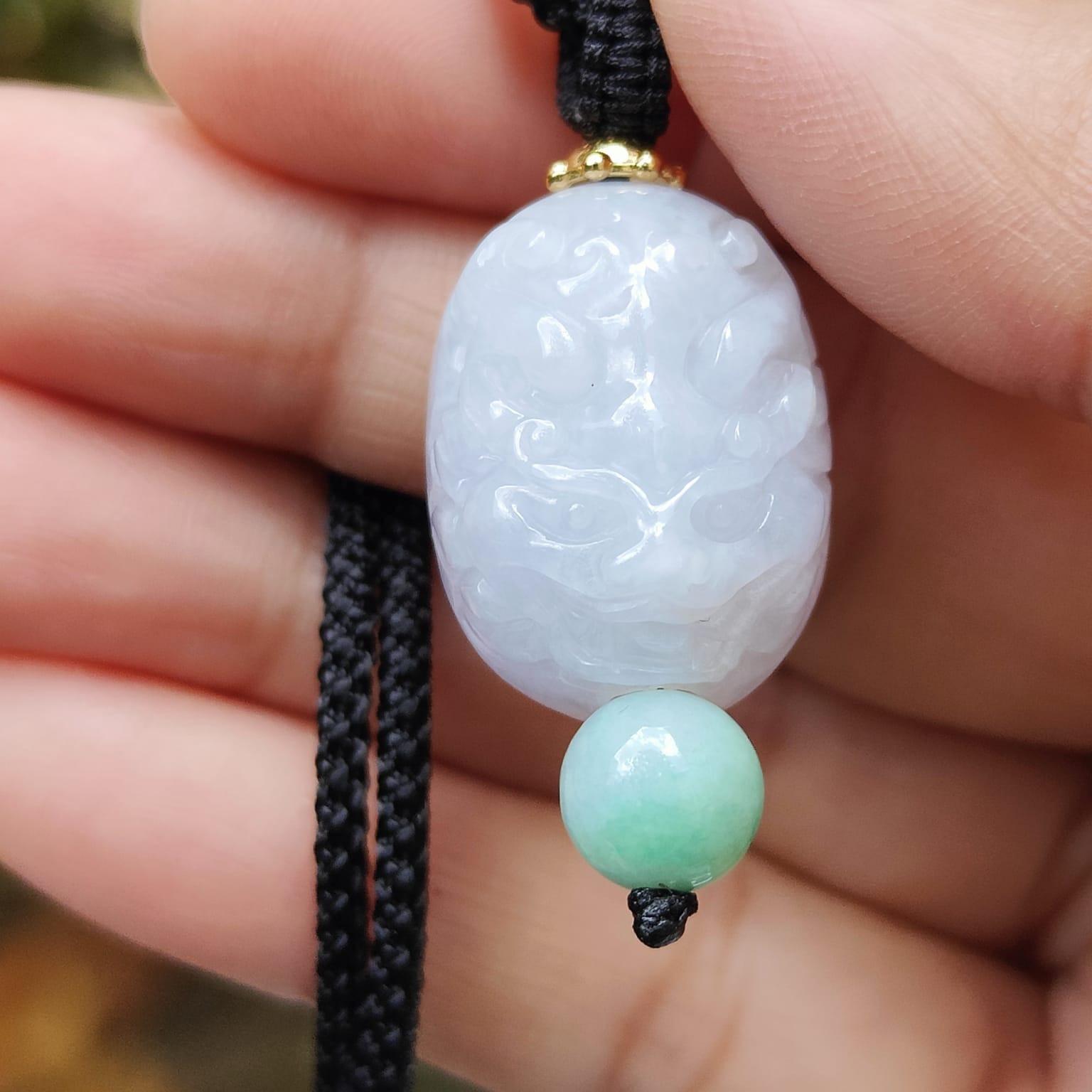 Fire Spirit Natural Type A Jadeite Pendant 🔥 - Light of Ambition (Sku: pendant429) Yi Pin Qian Jadeites Jade Jewelry ~Your Precious Quintessential ~ Singapore