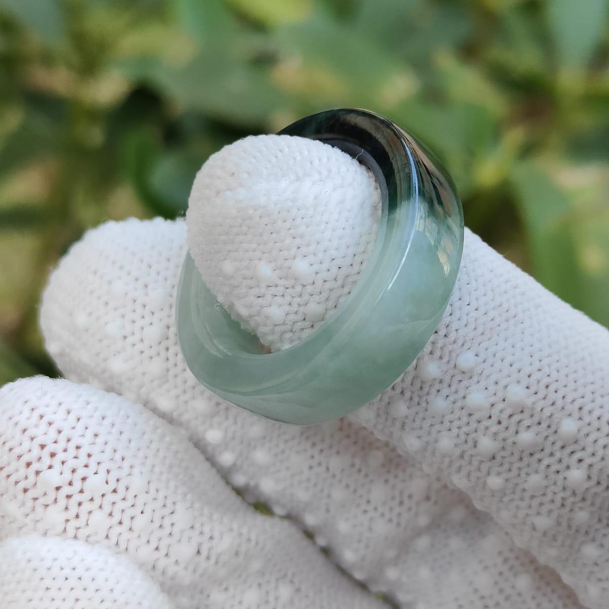 🌊⛰ Depth Dancer Ring - Water's Strategy, Earth's Resolve (Sku: ring18) Yi Pin Qian Jadeites Jade Jewelry ~Your Precious Quintessential ~ Singapore