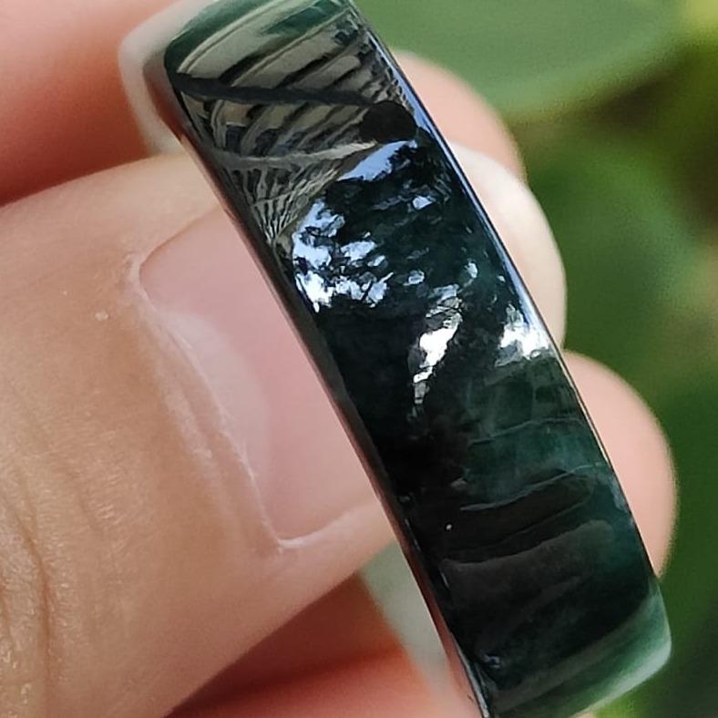 🌊⛰ Depth Dancer Ring - Water's Strategy, Earth's Resolve (Sku: ring18) Yi Pin Qian Jadeites Jade Jewelry ~Your Precious Quintessential ~ Singapore